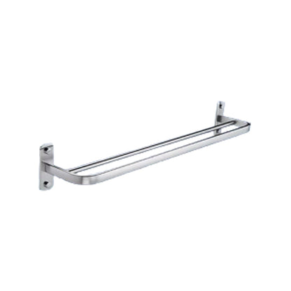 Skorter | Contemporary bathroom accessory set made of aluminum with towel holder/bath shelf