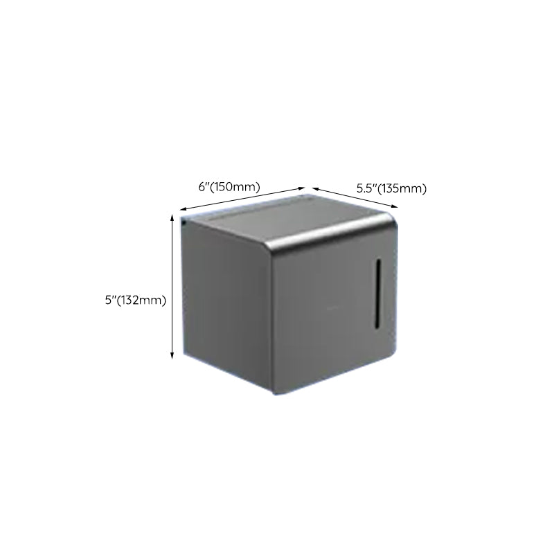 Skorter | Contemporary bathroom accessory set made of aluminum with towel holder/bath shelf