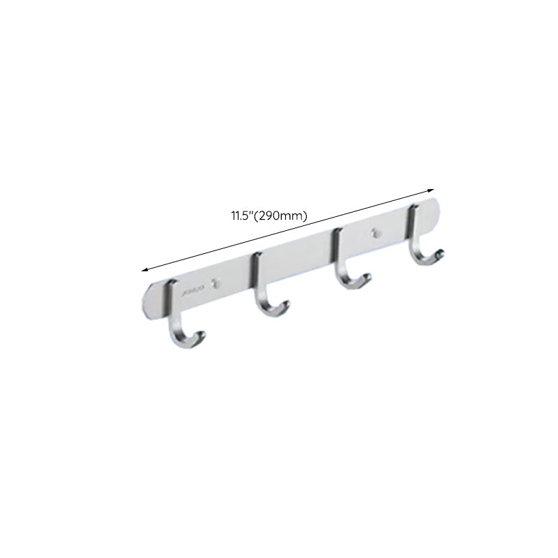 Skorter | Contemporary bathroom accessory set made of aluminum with towel holder/bath shelf