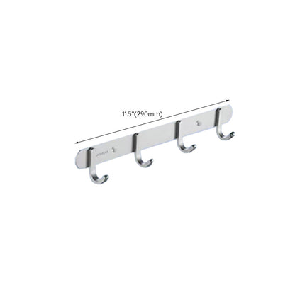 Skorter | Contemporary bathroom accessory set made of aluminum with towel holder/bath shelf