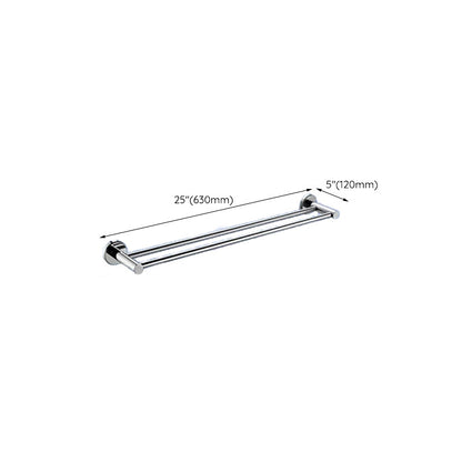 Skorter | Contemporary bathroom accessory set made of aluminum with towel holder/bath shelf