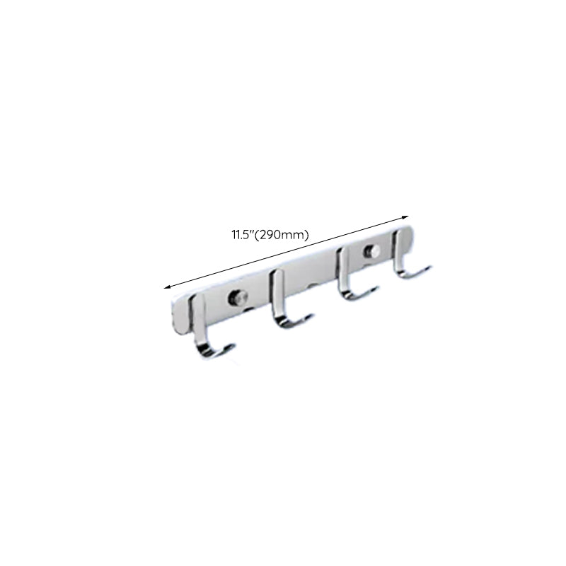 Skorter | Contemporary bathroom accessory set made of aluminum with towel holder/bath shelf