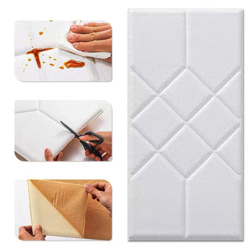 Skorter | 3D Embossed Foam Wall Panel Living Room Waterproof Wall Panel