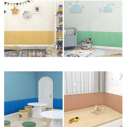 Skorter | 3D Embossed Foam Wall Panel Living Room Waterproof Wall Panel