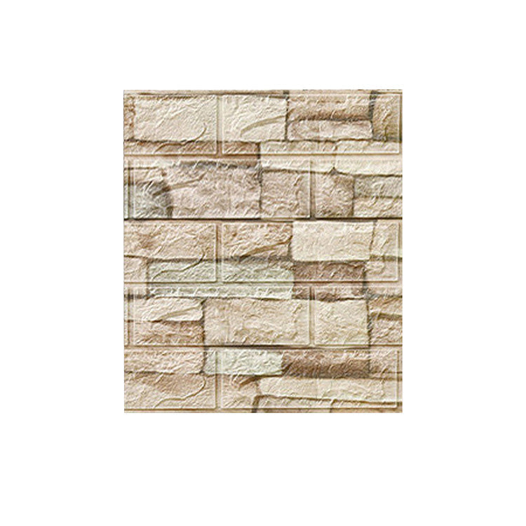 Skorter | Country House Wall Shelf 3D Brick Living Room Wall Panel Set of 2