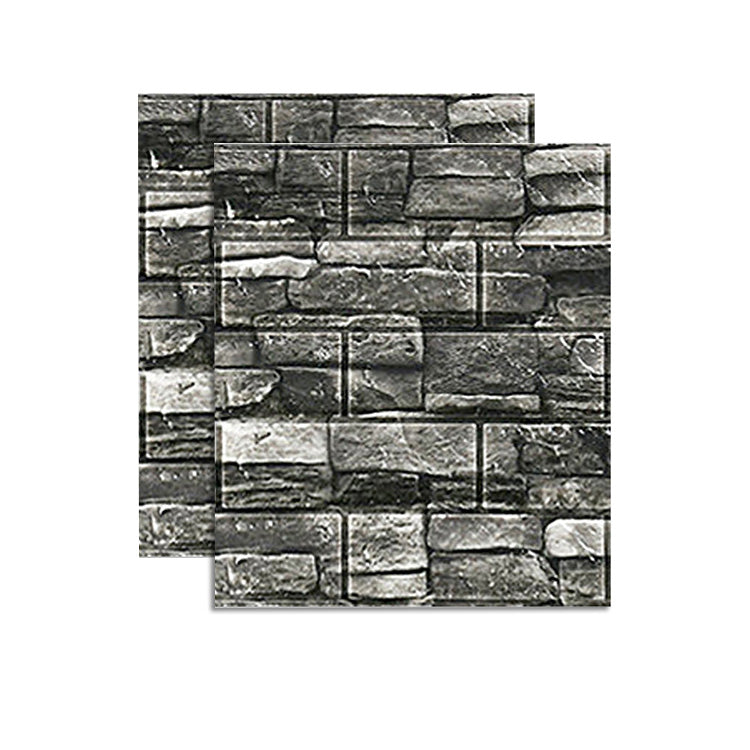 Skorter | Country House Wall Shelf 3D Brick Living Room Wall Panel Set of 2