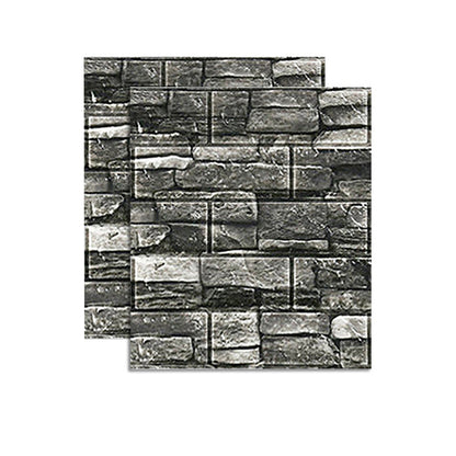 Skorter | Country House Wall Shelf 3D Brick Living Room Wall Panel Set of 2