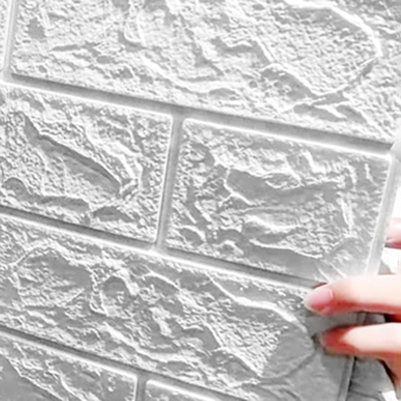 Skorter | Country House Wall Shelf 3D Brick Living Room Wall Panel Set of 2