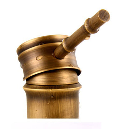 Skorter | Country House Vessel Faucet Brass Lever Handles Waterfall Spout Basin Faucet