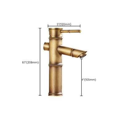 Skorter | Country House Vessel Faucet Brass Lever Handles Waterfall Spout Basin Faucet