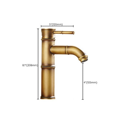 Skorter | Country House Vessel Faucet Brass Lever Handles Waterfall Spout Basin Faucet