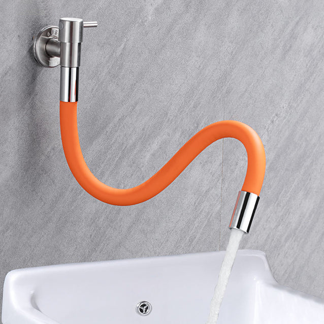 Skorter | Contemporary wall-mounted bathroom faucet with lever handles made of stainless steel