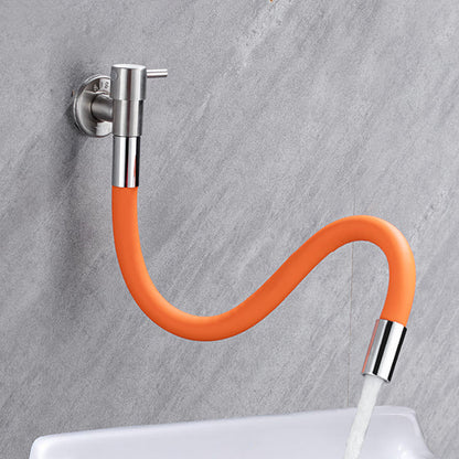 Skorter | Contemporary wall-mounted bathroom faucet with lever handles made of stainless steel