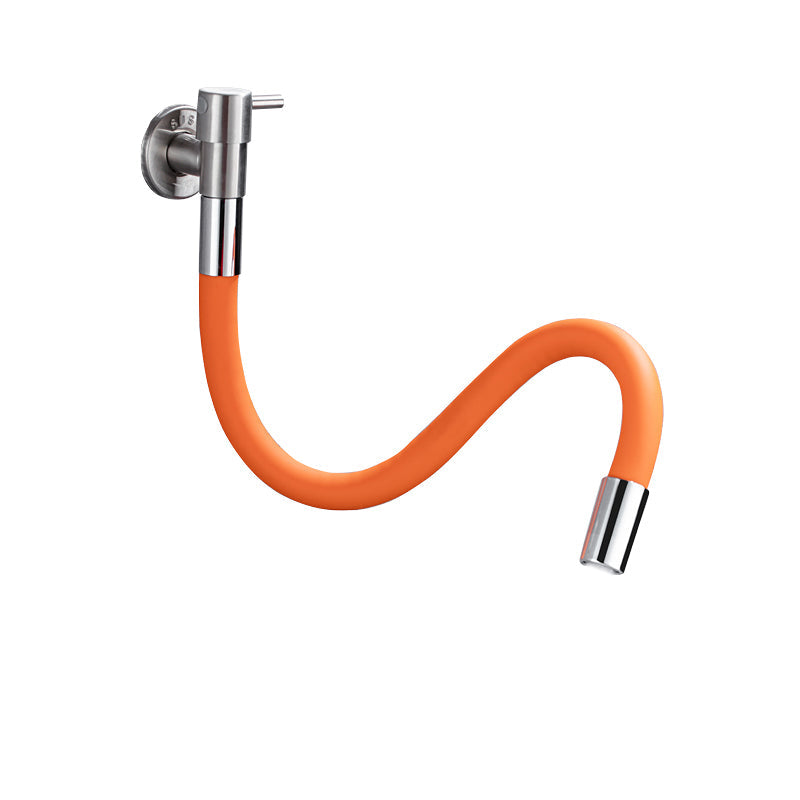 Skorter | Contemporary wall-mounted bathroom faucet with lever handles made of stainless steel