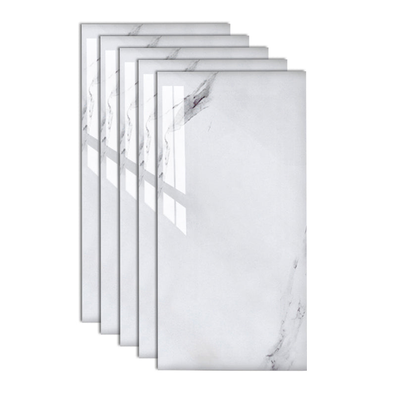 Skorter | Bathroom single tile marble pattern peel-and-stick tiles backing plate