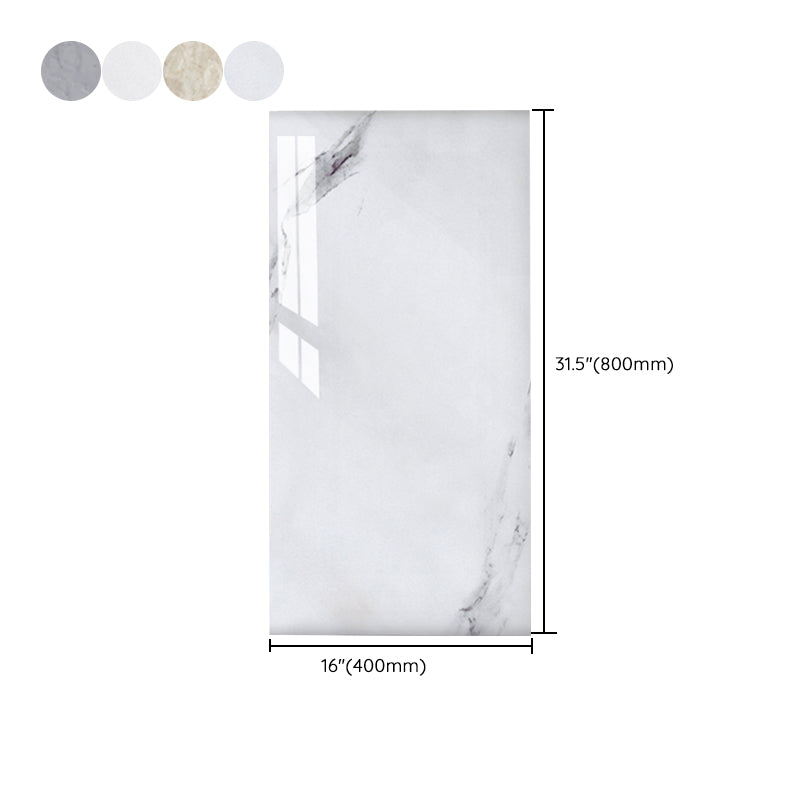 Skorter | Bathroom single tile marble pattern peel-and-stick tiles backing plate