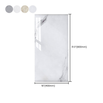 Skorter | Bathroom single tile marble pattern peel-and-stick tiles backing plate