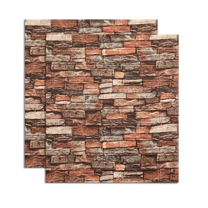 Skorter | Country House Wall Plank 3D Brick Bathroom Living Room Wall Panels Set of 2
