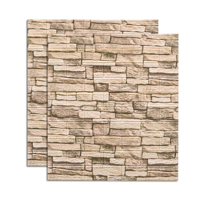Skorter | Country House Wall Plank 3D Brick Bathroom Living Room Wall Panels Set of 2