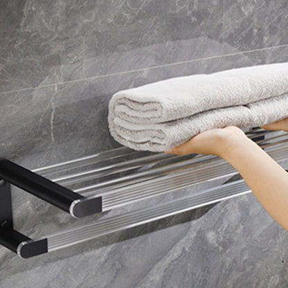 Skorter | Black Bathroom Set Metallic & Acrylic Bathroom Accessories Set made of Stainless Steel Aluminium