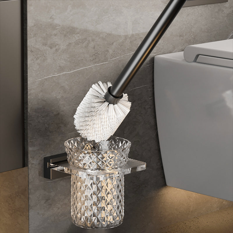 Skorter | Black Bathroom Set Metallic & Acrylic Bathroom Accessories Set made of Stainless Steel Aluminium