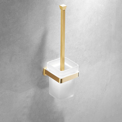Skorter | Brushed Brass Bathroom Hardware Set Retro Golden Bathroom Accessory Set