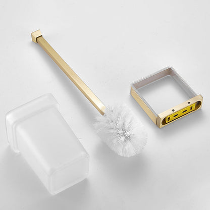 Skorter | Brushed Brass Bathroom Hardware Set Retro Golden Bathroom Accessory Set