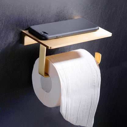 Skorter | Brushed Brass Bathroom Hardware Set Retro Golden Bathroom Accessory Set