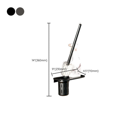 Skorter | Contemporary bathroom accessory set made of matte stainless steel-aluminum with bathrobe hook/towel rail