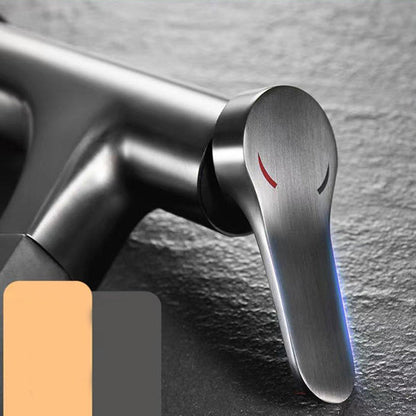 Skorter | Basic Sink Faucet Brass Faucet Silver Centerset Sink Faucet