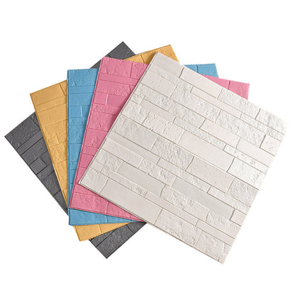 Skorter | Colorful 3D-embossed wall panel Waterproof artificial stone wall tile
