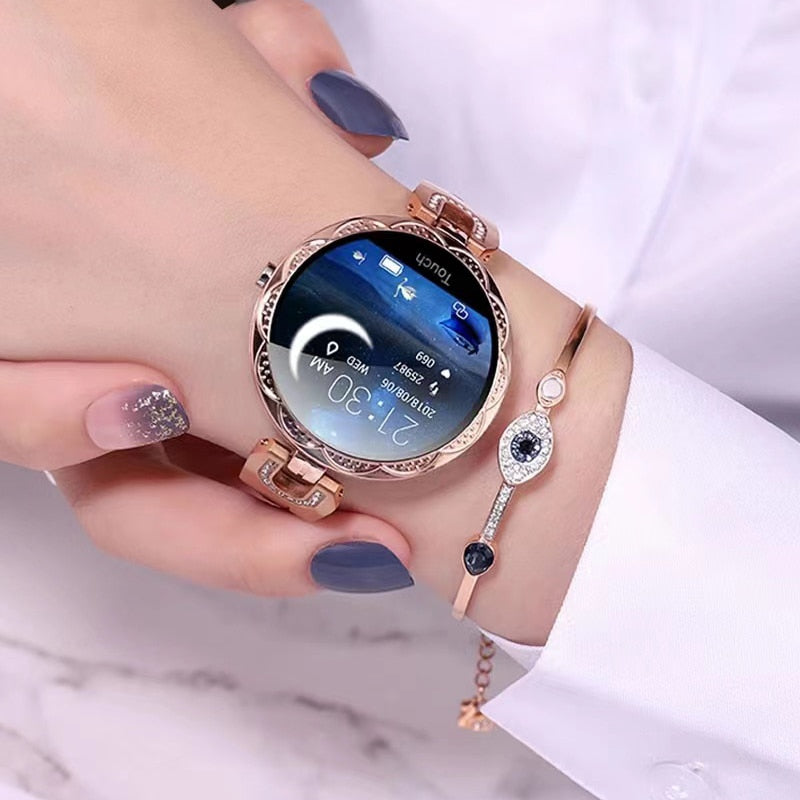 Skorter | AquaFit Smartwatch for Women – Waterproof, Activity Tracker & Notifications