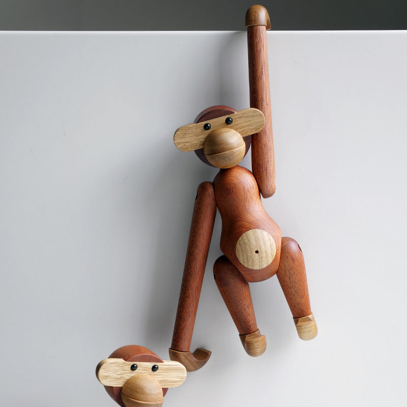 Skorter | Cheeky Monkey Solid Wood Ornament