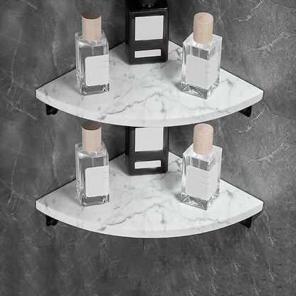 Skorter | Metal and Marble Bathroom Hardware Set as a Single Piece or as a Set in Black