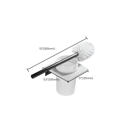 Skorter | Metal and Marble Bathroom Hardware Set as a Single Piece or as a Set in Black