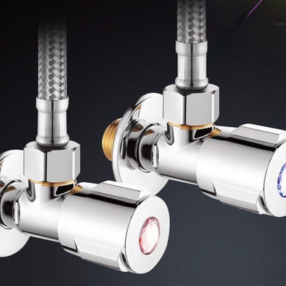 Skorter | 2-Handle Brass Bathroom Faucet Modern High Arc Central Valve