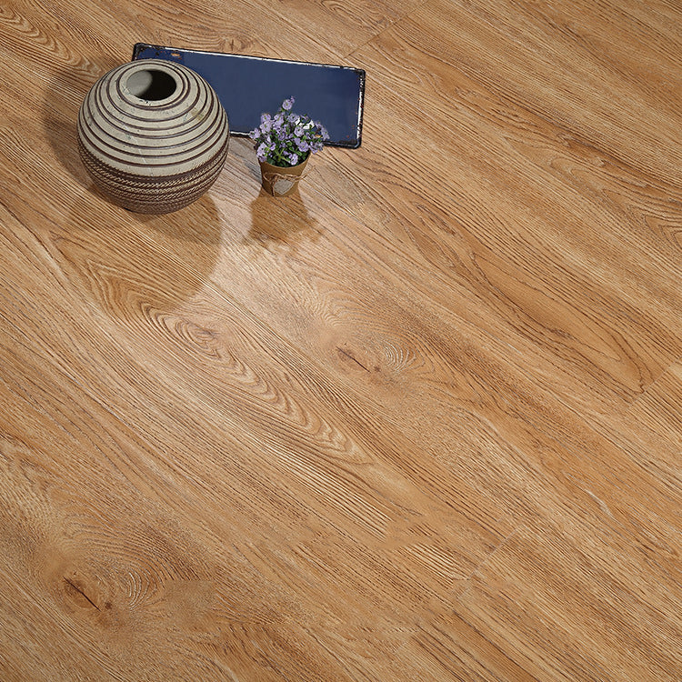 Skorter | Brown Laminate Flooring Scratch Resistant Natural Oak Laminate with Click Lock