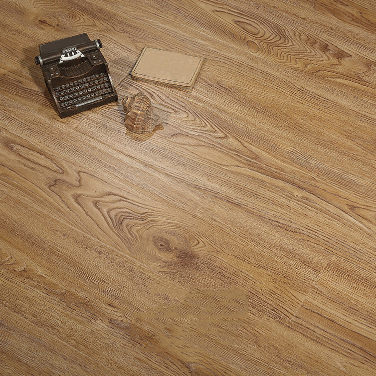 Skorter | Brown Laminate Flooring Scratch Resistant Natural Oak Laminate with Click Lock