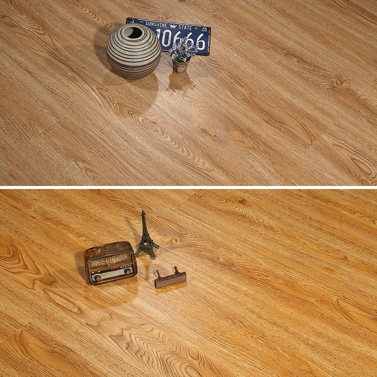 Skorter | Brown Laminate Flooring Scratch Resistant Natural Oak Laminate with Click Lock