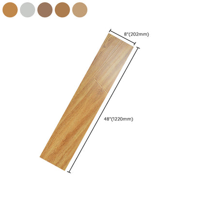 Skorter | Brown Laminate Flooring Scratch Resistant Natural Oak Laminate with Click Lock