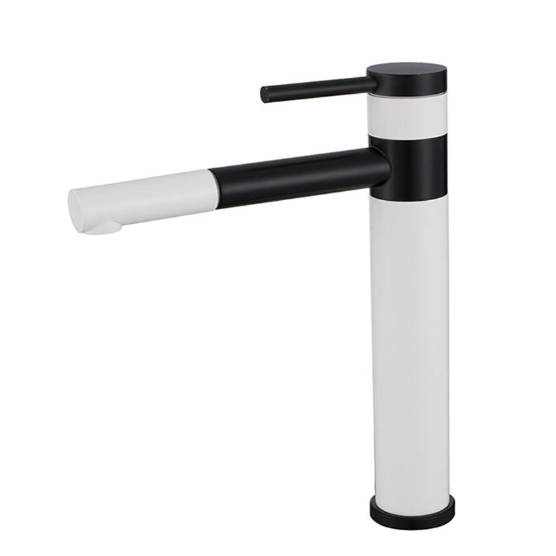Skorter | Modern Vessel Sink Faucet Stainless Steel Single Handle Low Arc Pull Down Vessel Faucet