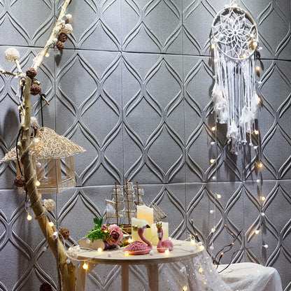 Skorter | Contemporary waterproof wall planks striped brick bedroom wall panels