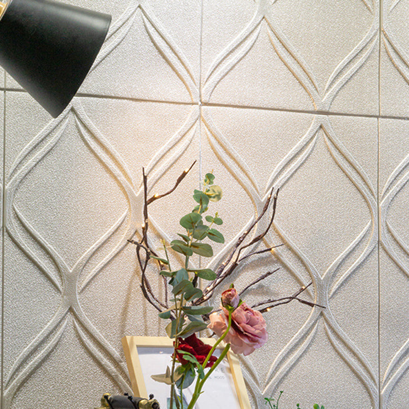 Skorter | Contemporary waterproof wall planks striped brick bedroom wall panels