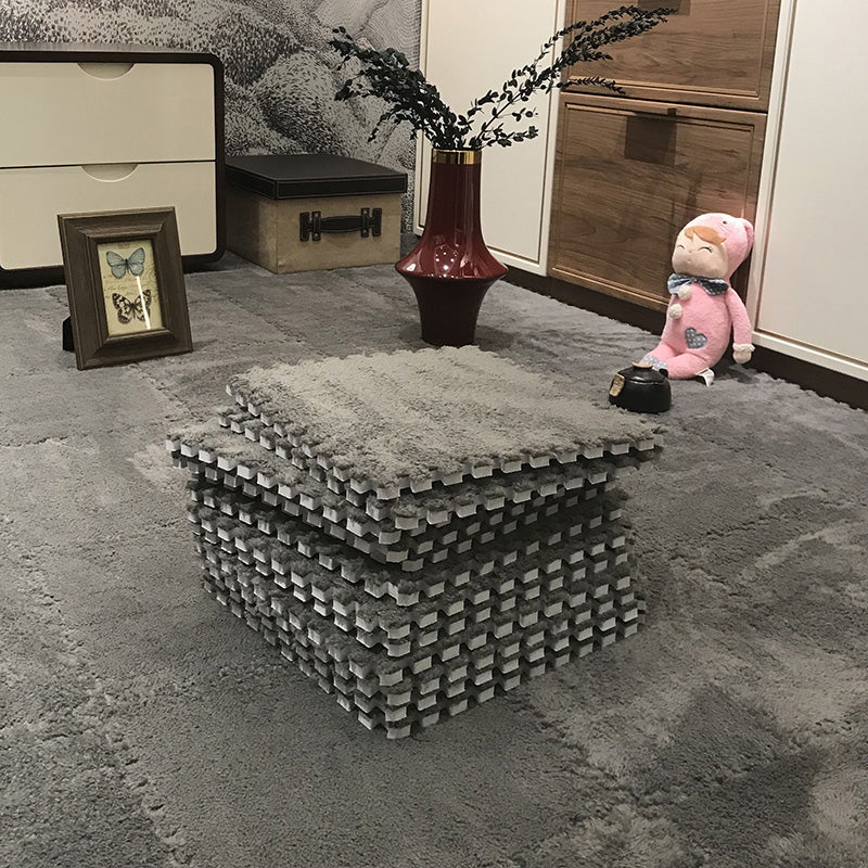 Skorter | Color-Fading-Resistant Carpet Tile Solid Interlocking Carpet Tile