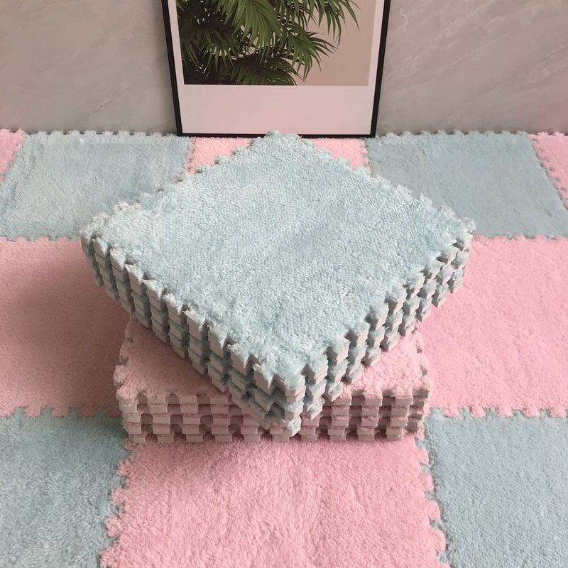 Skorter | Color-Fading-Resistant Carpet Tile Solid Interlocking Carpet Tile