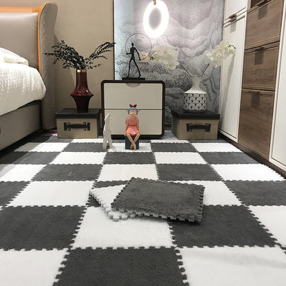 Skorter | Color-Fading-Resistant Carpet Tile Solid Interlocking Carpet Tile