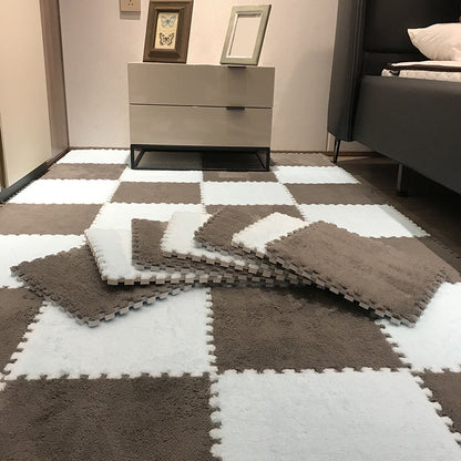 Skorter | Color-fade-resistant carpet tile Solid color interlocking carpet tile