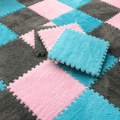 Skorter | Color-fade-resistant carpet tile Solid color interlocking carpet tile