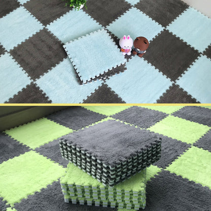 Skorter | Color-fade-resistant carpet tile Solid color interlocking carpet tile