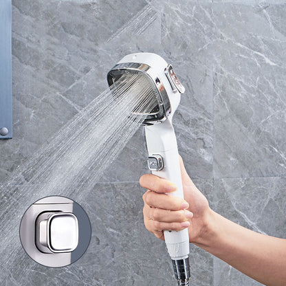 Skorter | 4-Stage Pressure Shower Head One-Button Water Stop Handheld Shower Head